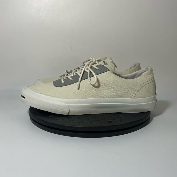 Converse All Star x Jack Purcell Leather Trainer Sneakers Size M7 W8.5 - Picture 1 of 7